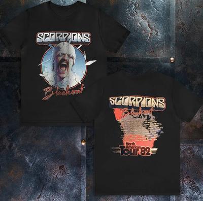 Vintage 80er Grafik Scorpions Nordamerika Tour Unisex T-Shirt