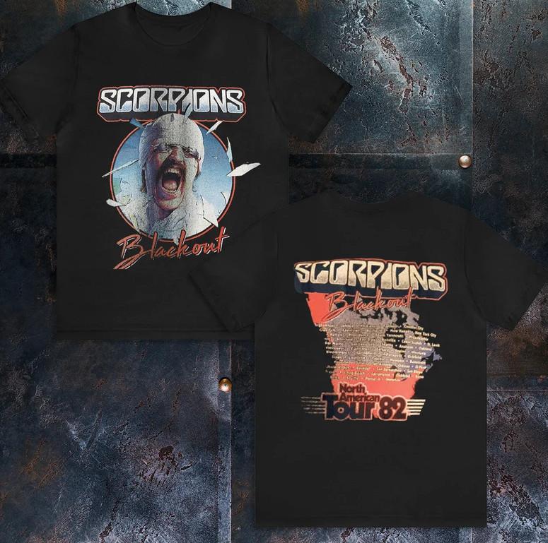Vintage 80s Graphic Scorpions North America Tour Unisex T-Shirt