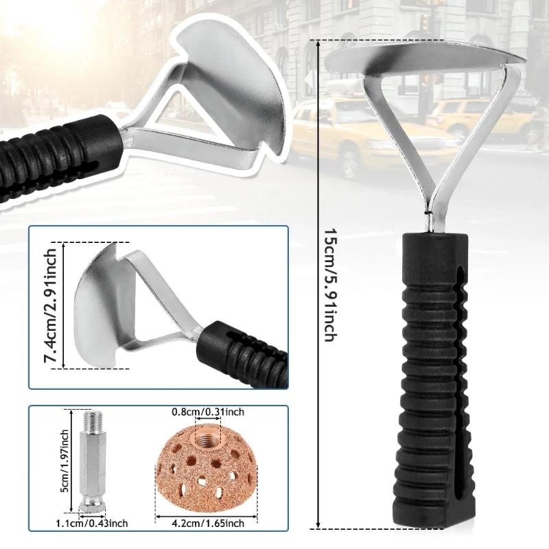 Heavy Duty Tire Puncture Repair Tool Set with Grinder Tire Patches Repair Tool Set for Quick Flat Tire Fixing On Vehicles