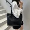 Color matching largecapacity tote bag women's fashion going out portable casual women's bag shoulder bag
