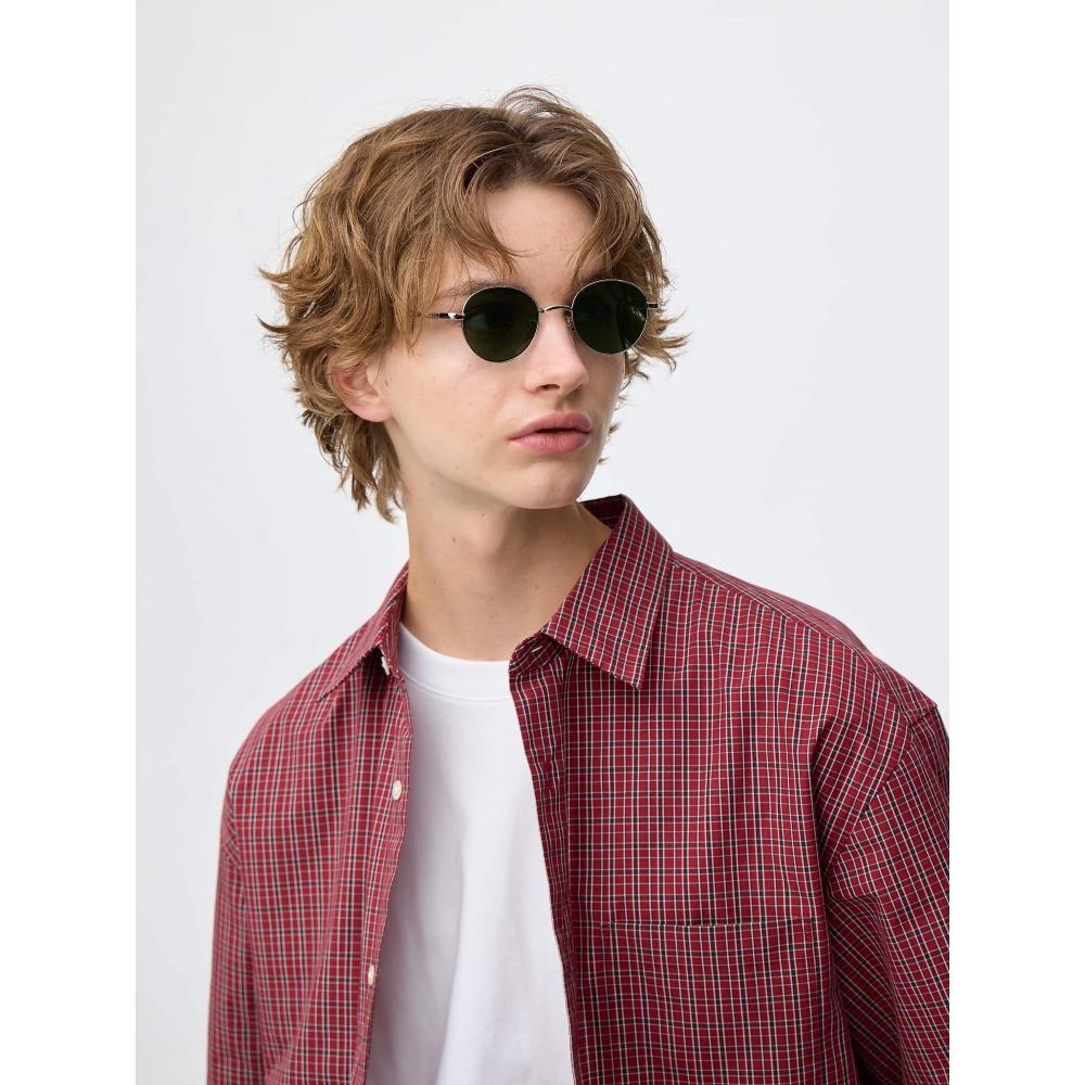Gu Uv Cut Round Metal Sunglasses