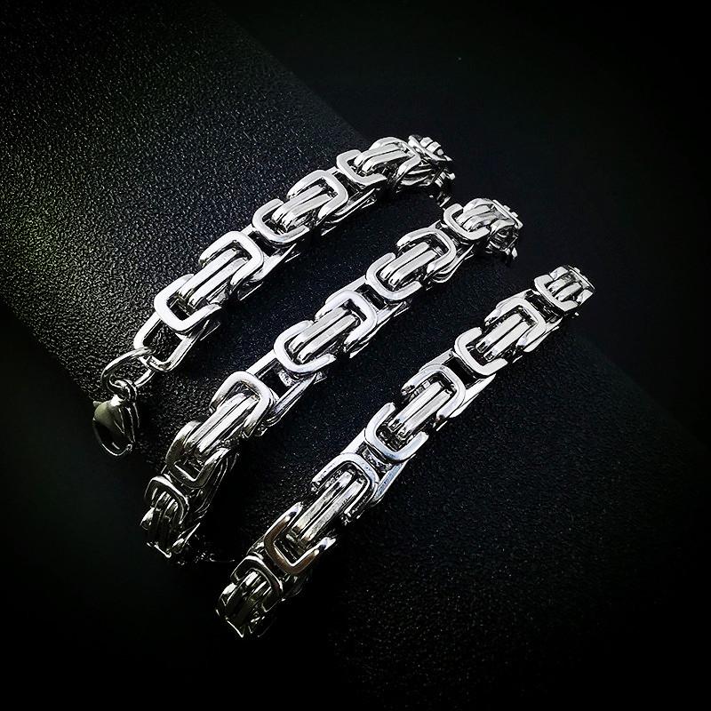 Men's Stainless Steel Cuban Chain Dominant Titanium Necklace