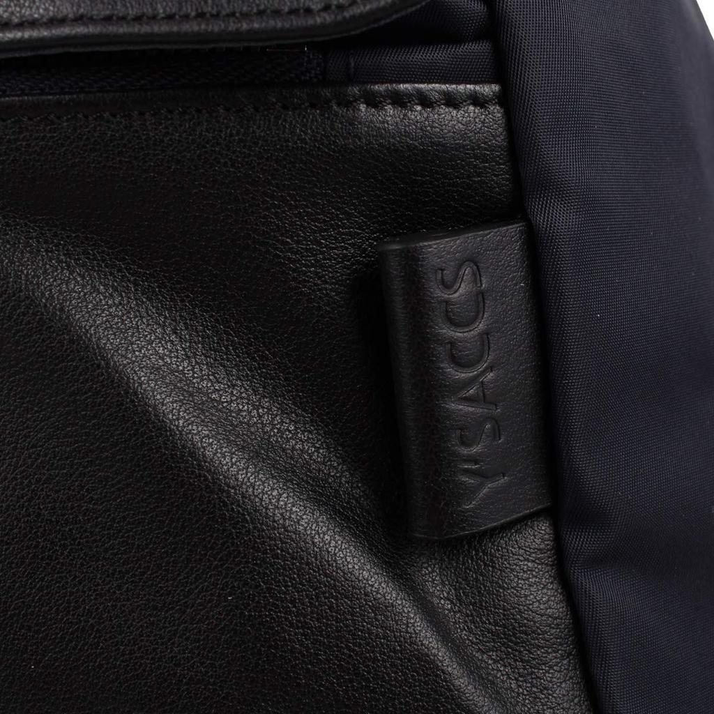 NYLON COWHIDE RUCKSACK Rucksack Bag Backpack 2060446 Black [Isaac]