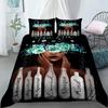American Black Girl Duvet Cover Set,Black Girl Magic Bedding Set Full Size,Cute Little Afro Black Princess Comforter Cover Sets