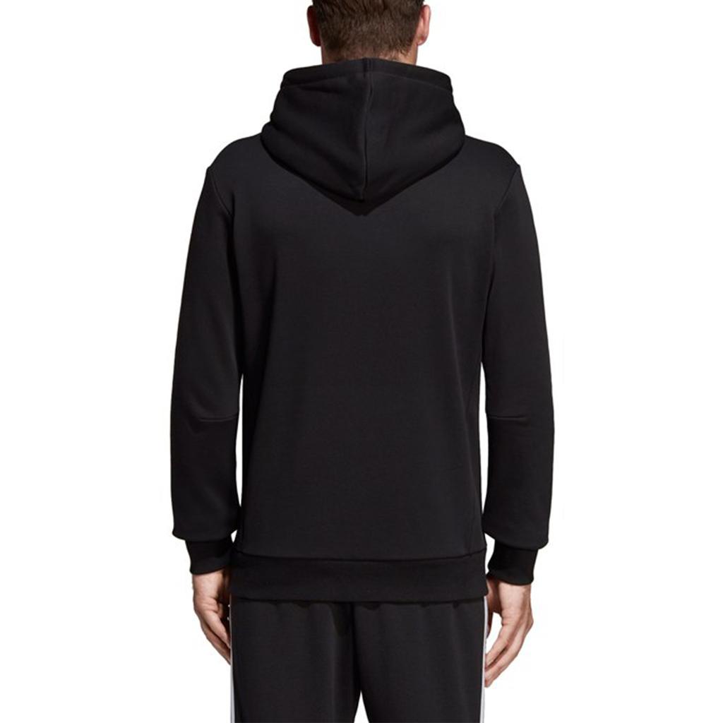 Adidas Classic Logo Pullover Hoodie Autumn International Edition Men Tops Black DQ1461