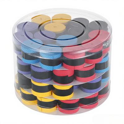 Pack of 60pcs Tennis Racket Overgrips Anti-skid Sweat Tape Wraps Badminton Racquet Over Grip Fishing Rod Sweat Band Grip