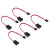 5Pcs Car Fuse Holder Connector Mini Heavy Duty Wire Extension for Vehicle ATM 20A 16AWG with 5 Fuses