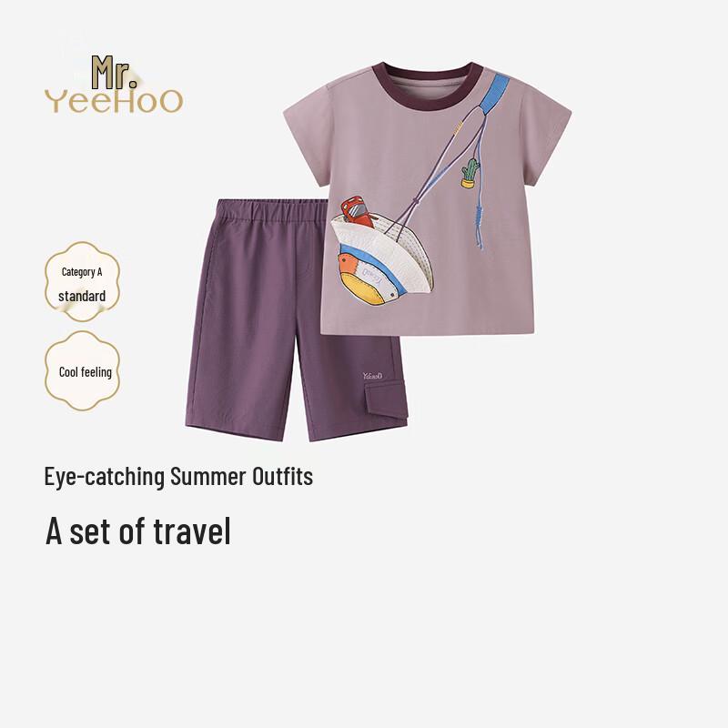Yeehoo Boys  Summer Cartoon Short Set 100