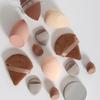 14Pcs Makeup Sponge Set with Storage Jar, Latex-Free Ultra Soft Beauty Blender for Foundation & Concealer, Dual-Use Wet/Dry