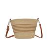 Women's 2026 Summer Straw Woven Crossbody Bag: Casual & Versatile Beach Vacation Bucket Bag