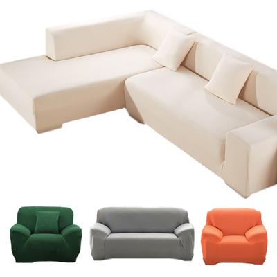 Stretch Sofa Cover Big Elasticity 100 %Polyester Spandex Couch Cover 1 /2 /3 Seater Elastic Sofa Cover Solid Sofa Covers