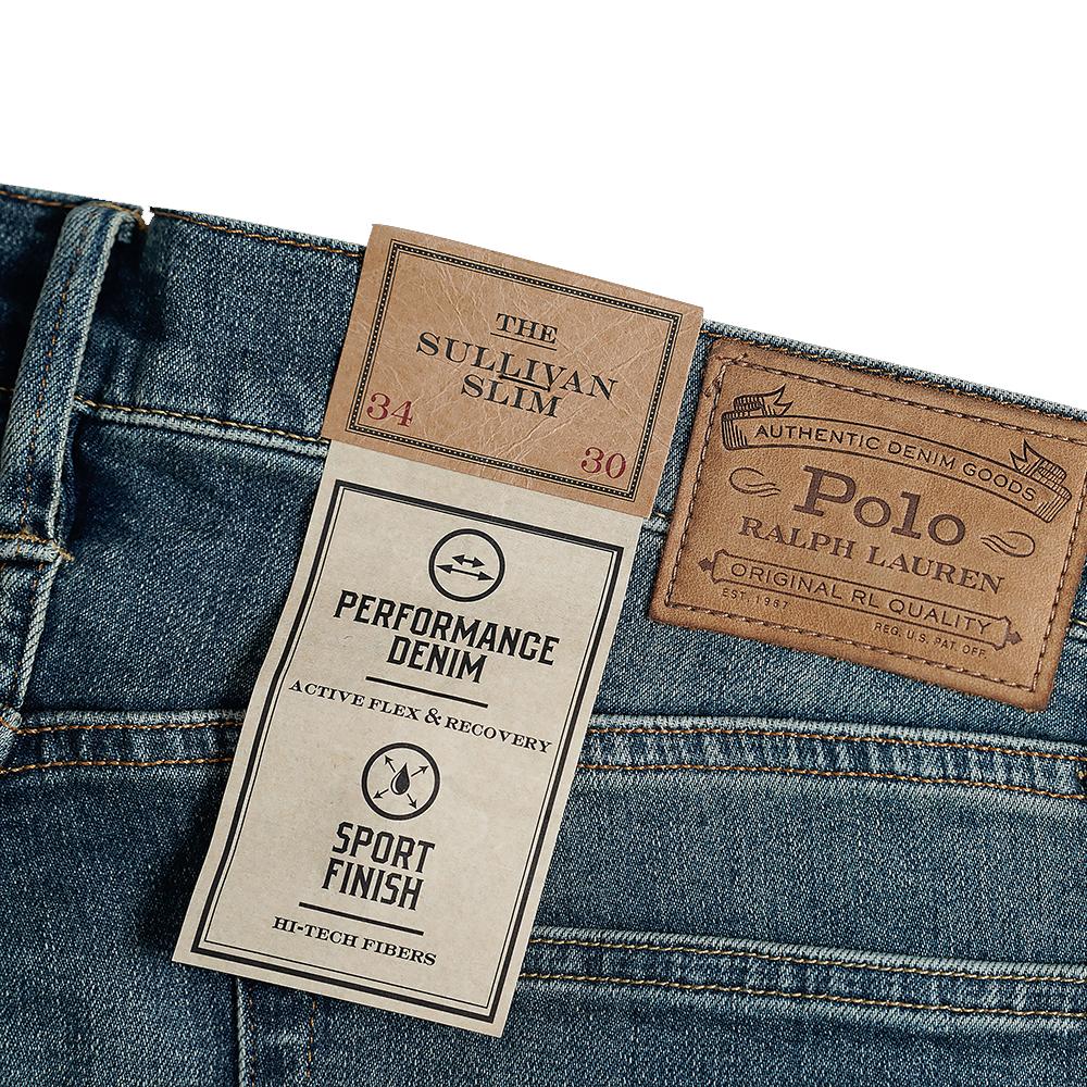 Polo Ralph Lauren Distressed Jeans Slim Fit Men's Blue 710738720-001