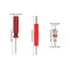 102PCS Dual-End Valve Core Remover Tire Repair Tool Valve Stem Tool  Valve Core Replacement