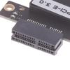 Pcie 3.0 X1 Riser Cable 90° Right Angle Extension Cable High-Speed Pci Express 1X Riser Card Ribbon Extender