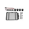 Metal Luggage Carriers Luggage Rack and Ladder Remote Control Car Decoration for 1/18 Offroad Car Model Vehicle Part Kits