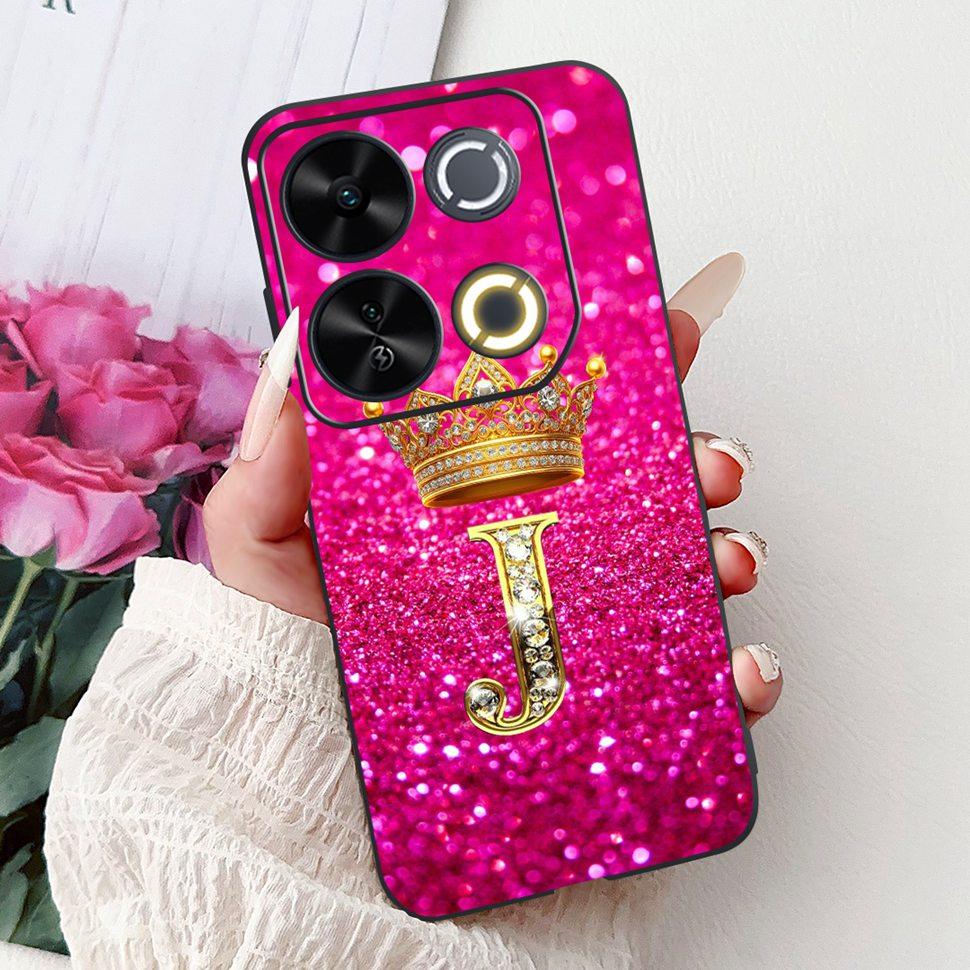 For ITEL P65 Case Cute Letters Silicon Soft TPU Back Cover For ITEL P 65 P65 4G Phone Case ITELP65 2024 ShockProof Coque Fundas