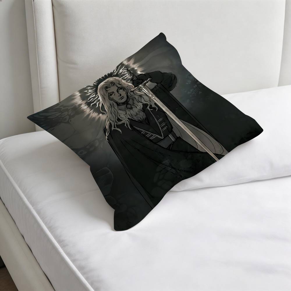 Game CCastlevania Alucard Decorative Square Pillow Cover Soft  Comfortable Pillow Case Sofa Bed Home Decoration