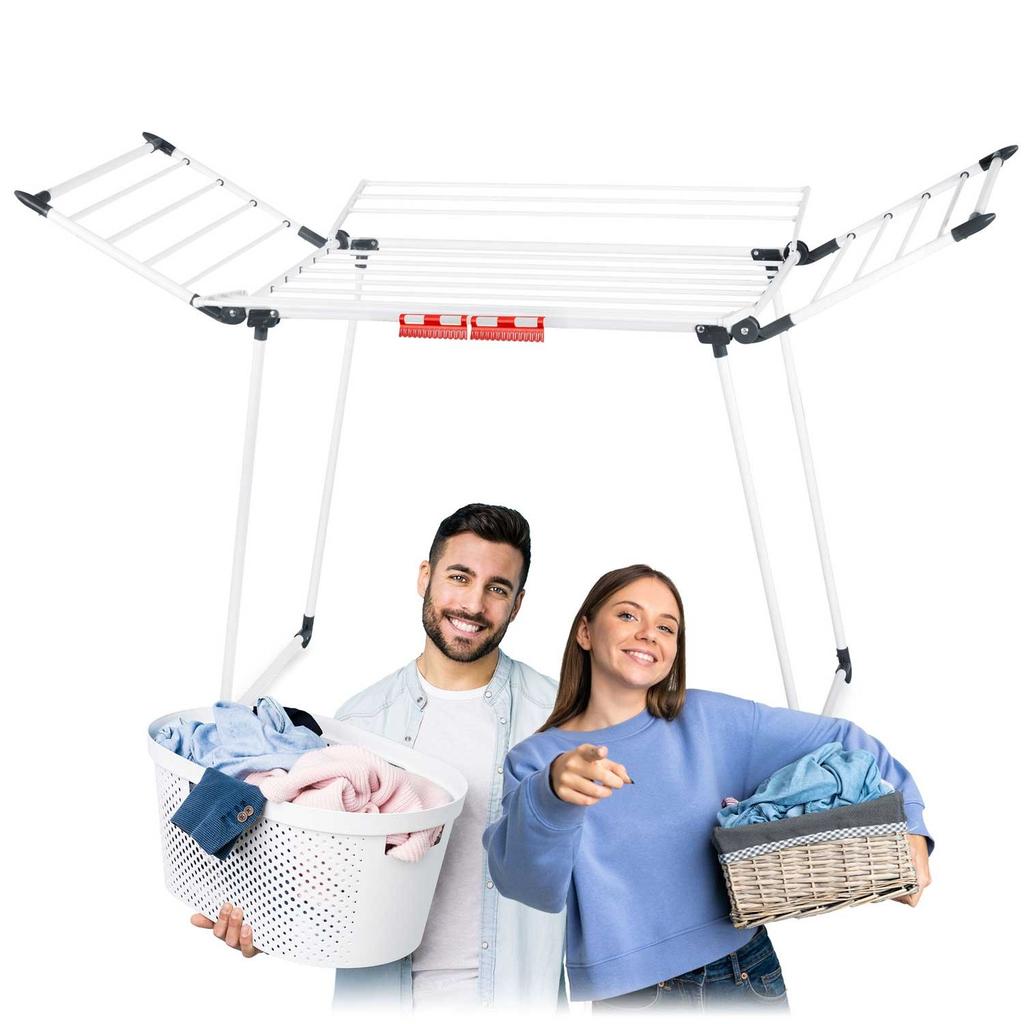 SUSZARKA NA PRANIE DO UBRAŃ BIELIZNY STOJĄCA 22m