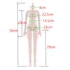 7.5cm Canvas Shoes for 13 BJD Dolls Fashion Mini Casual Shoes DIY Handmade 60cm Doll Accessories 1 Pair