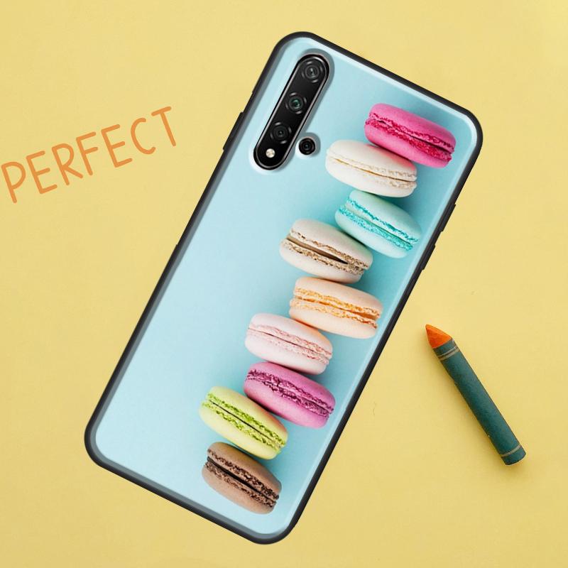 

Десерт Мороженое Макарон Еда Для Huawei Nova Y91 Y70 Y72 Y73 Y60 Y90 Y61 8i 7i 11i 12i 12s 9 10 SE P20 P30 P40 Lite Чехол Huawei P30 Lite