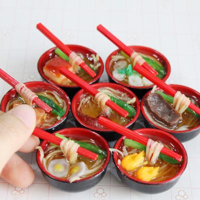 2PCS 1/6 Dollhouse Miniature Noodles Food for Blyth BJD Doll Mini Kids Kitchen Pretend Play Furniture Educational Toys