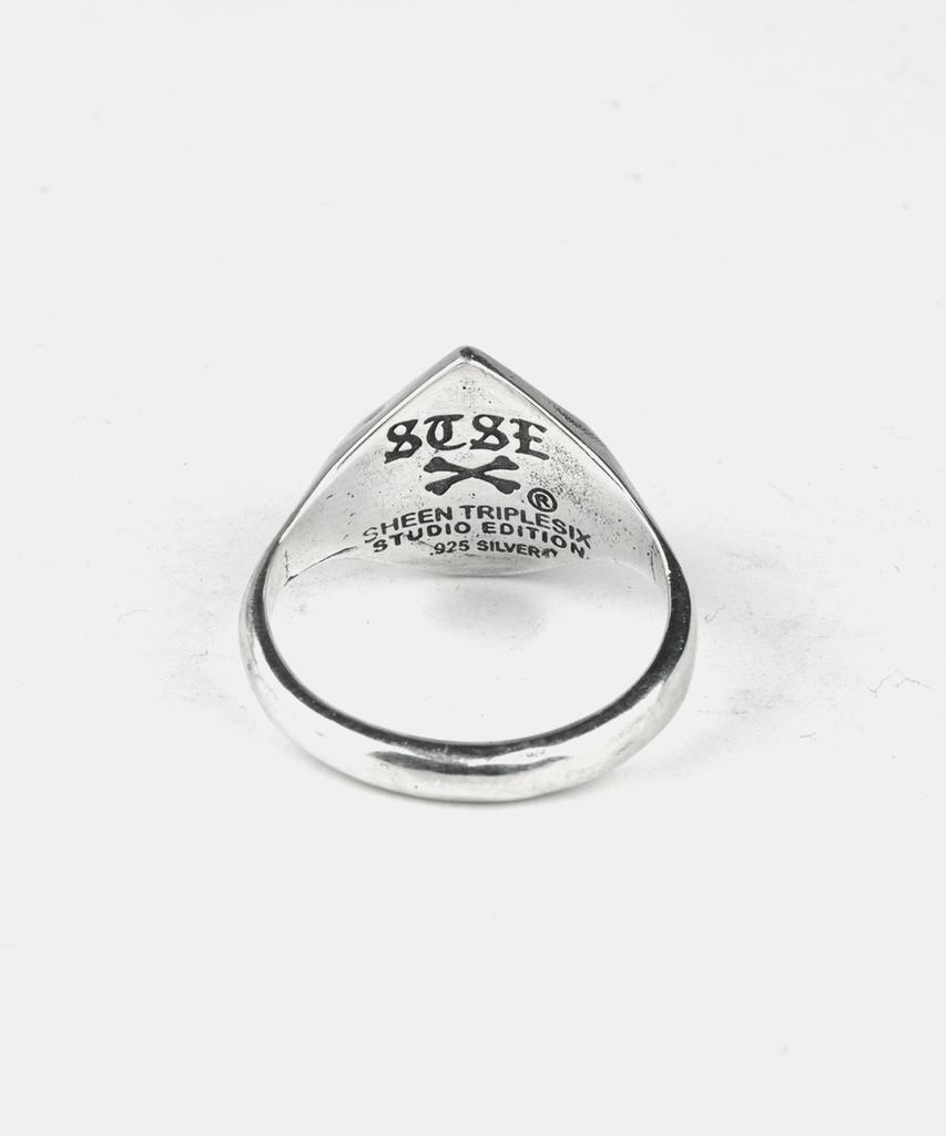 Sheen666 Single Teardrop Turquoise Silver Ring (Type B)