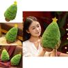 35cm Green Christmas Tree Plush Pillow Doll For Holiday Decor And Gift Ideas
