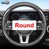 Leather Car Steering Wheel Cover for Lexus LX RX ES NX TX IS 2013 - 2019 2020 2021 2022 2023 2024 2025 Auto Interior Accessories