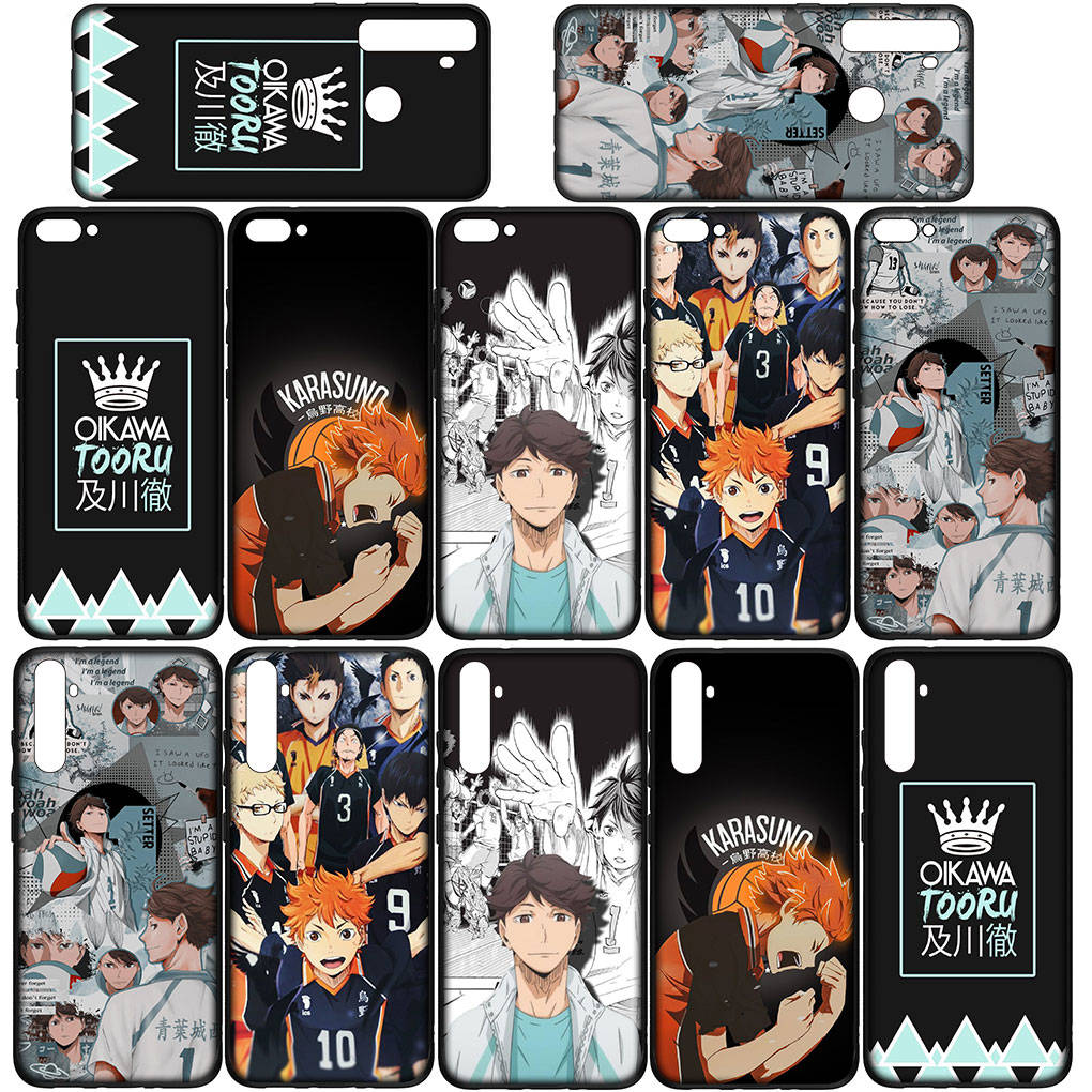 Phone Case for Samsung Galaxy S25 S24 S23 iPhone 16 15 Xiaomi Redmi Note 14 13 12 16E X 11 Pro Max Moto Huawei Oikawa Tooru Haikyuu Shoyo Hinata Cover