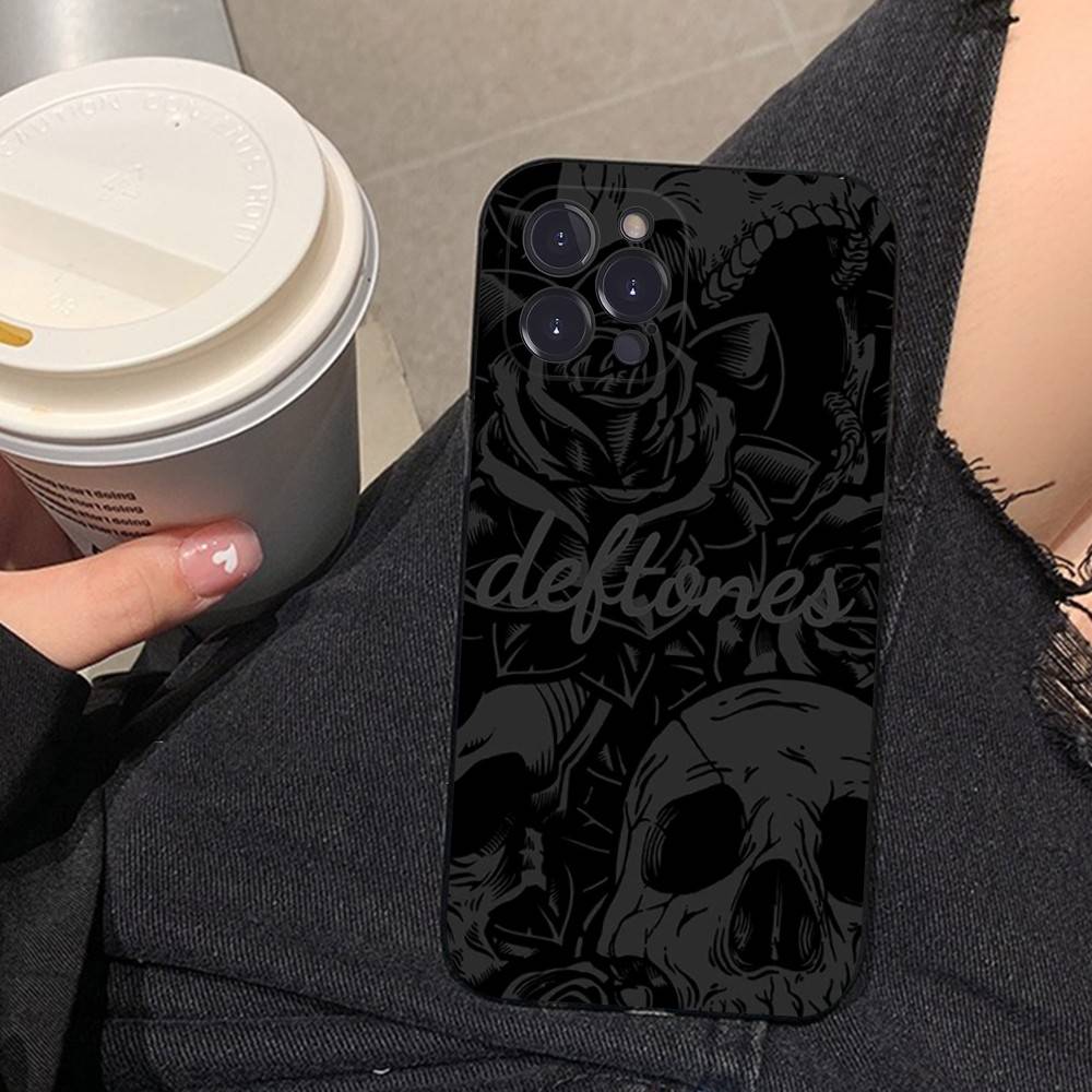 Band D-Deftones Phone Case For iPhone 16 15 14 13 12 11 17 Pro Max Simplicity Back TPU Soft Case