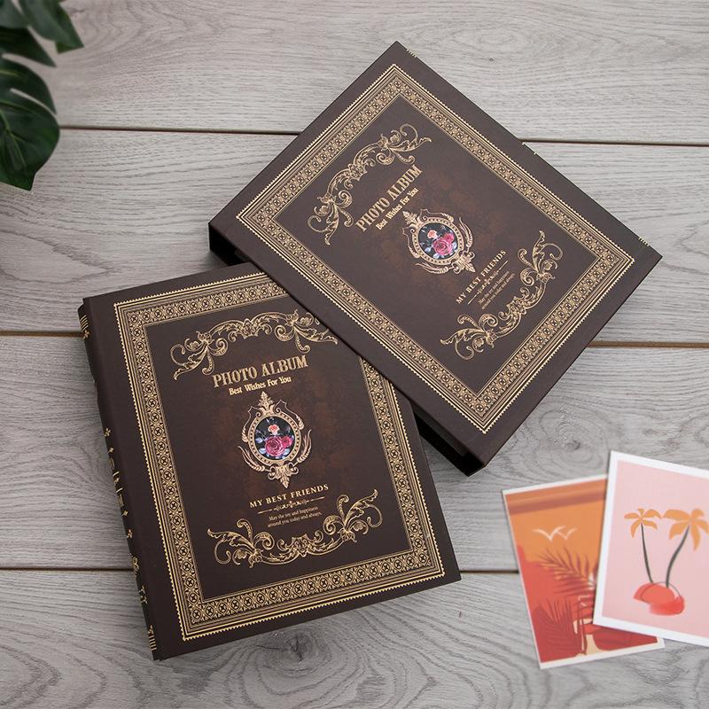 8-Inch 100-Page Laminated Photo Album with Boxed Insert for Children/Home