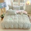 100% Cotton Bed Four-piece Set Skin-friendly Breathable Quilt Cover Bed Sheet Pillowcase Set Pastoral Small Flower