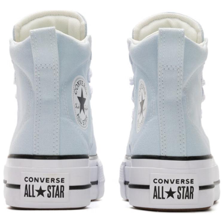 Converse Chuck Taylor All Star Comfortable Versatile Trendy High-Top Canvas Shoes Women Sneakers Blue A10452C