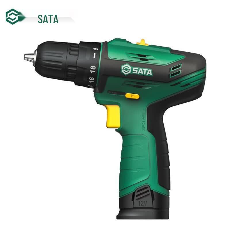 Sata 12V Cordless Brushed Lithium Electric Drill