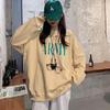 Women's Autumn/Winter Round Neck Printed Loose Hoodie - Best Friend Outfit, Long Sleeve Top 2022 New Style