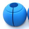 2pcs Dumbbell Grips Thick Silicone Barbell Grips Weight Bar Grips for 25mm 28mm 30mm Barbells and Dumbbells Blue