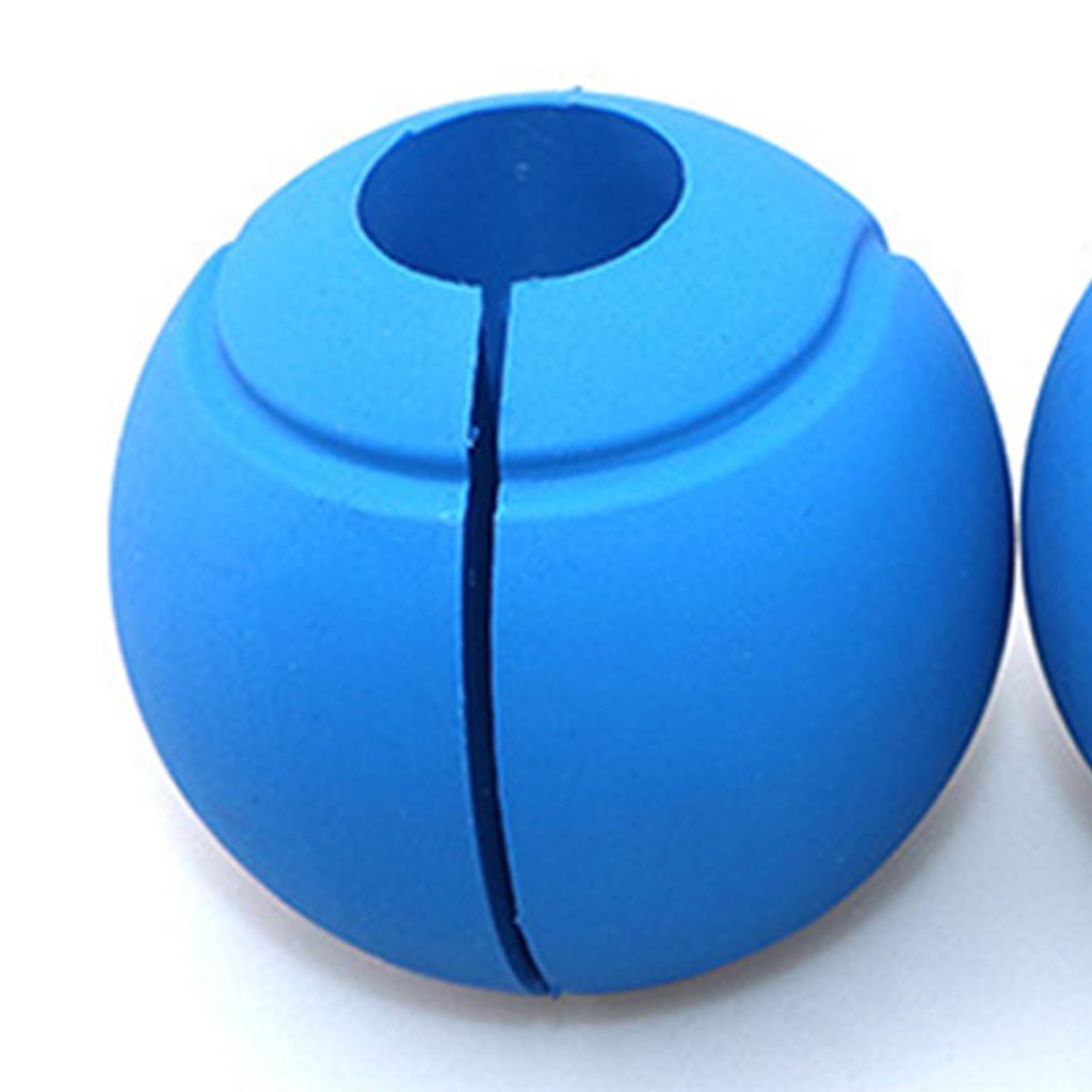 2pcs Dumbbell Grips Thick Silicone Barbell Grips Weight Bar Grips for 25mm 28mm 30mm Barbells and Dumbbells Blue