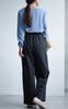 Gold Japan Plus Size Elastic Perfect for and Size Women's Pants, Long, Wide, Straight, Waist, Leg-Lengthening, Spring, Summer, Autumn, Winter, LL,