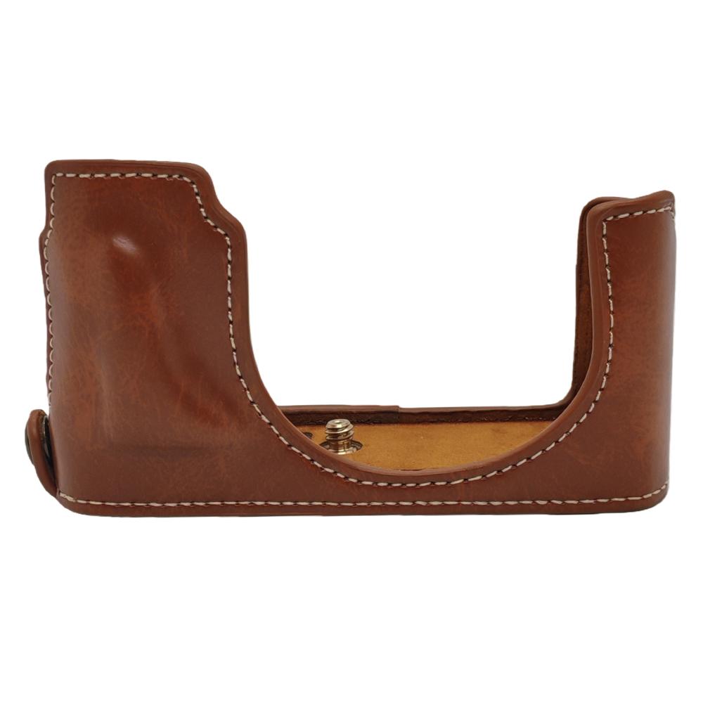 Half Body Camera Cover for Leica D-Lux 8/7/(Typ 109) PU Leather Bottom Case with Battery Access