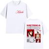 New Metrika Album 100cotton mens hawaiian luxury shirt Y2K HipHop summer street short sleeve fashion man oversized streetwear
