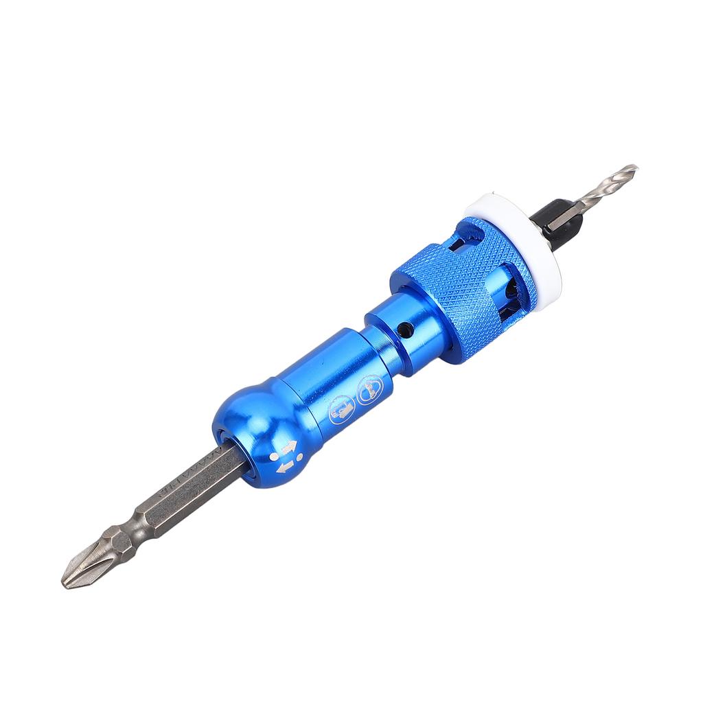 Countersink Drill Bit Set for Wood with Adjustable Depth Stop 82 Degree Carbide Tipped Carpentry Pil