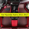 For Hyundai Azera 2017 2016 2015 2014 2013 2012 2011 Car Floor Mats Auto Front & 2nd Row Full Set Carpet Pads Foot Matts Rugs