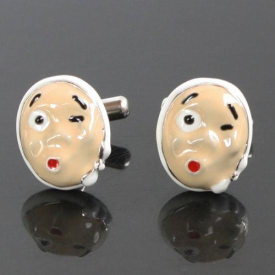 Kamakura Cufflinks Workshop Hyottoko Cufflinks an010