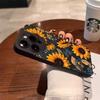 Sunflower Pattern Phone Case For Xiaomi Redmi Note 14 13 12 Pro Plus 5G 12S 11 10 Redmi 12 13 13C Shockproof Soft Silicone Cover