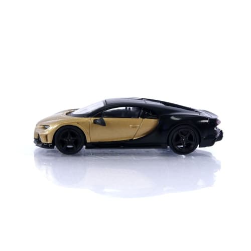 TrueScale Miniatures MINI GT 1/64 Bugatti Chiron Super Sport Gold (Left-Hand Drive) Finished Product
