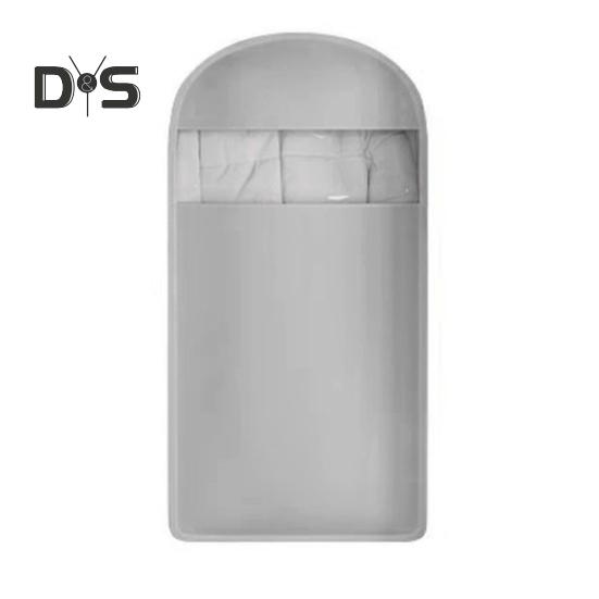 1/3Pcs Hanging Garment Bags with Self Compression Zipper Large Capacity Dustproof Space Saving Garment Clothes Bags