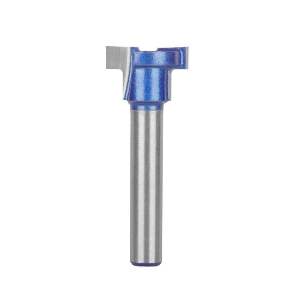 

1pc 6mm Shank T-Slot Cutter Router Bit Set Key Hole Bits Hex Bolt T Slotting Milling Cutter For Wood Woodworking Tools 6x11.11mm