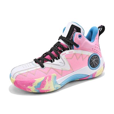 Men's and Women's Basketball Shoes Medium and High Top Camouflage Colorful Fashion Couple Training Sports Shoes Youth