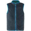 The North Face Reversible Cozy and Atlantic Deep Size 120 Kids' Vest, Unisex, Water-Repellent, Windproof, Warm, Cold-Weather, Green,