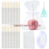 12-Piece Diamond Bamboo Skewers for Christmas Cake & Apple Pie Decoration